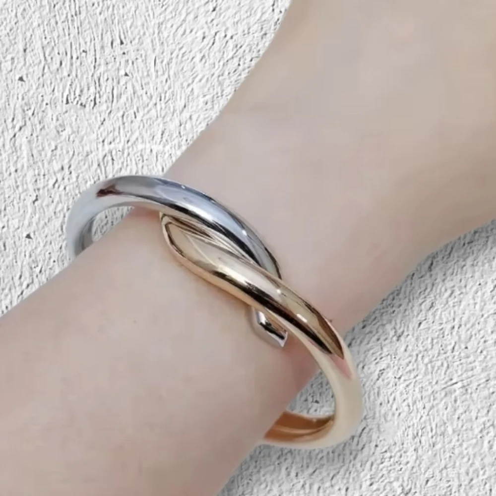Victoria's Secret Gold Silver Twist Bracelet NWOT Two-tone Dual-tone | NWOT